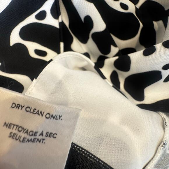 LITA by Ciara Tie Front Cheetah Print Jumpsuit Black White Size XXS NWT - Picture 9 of 11